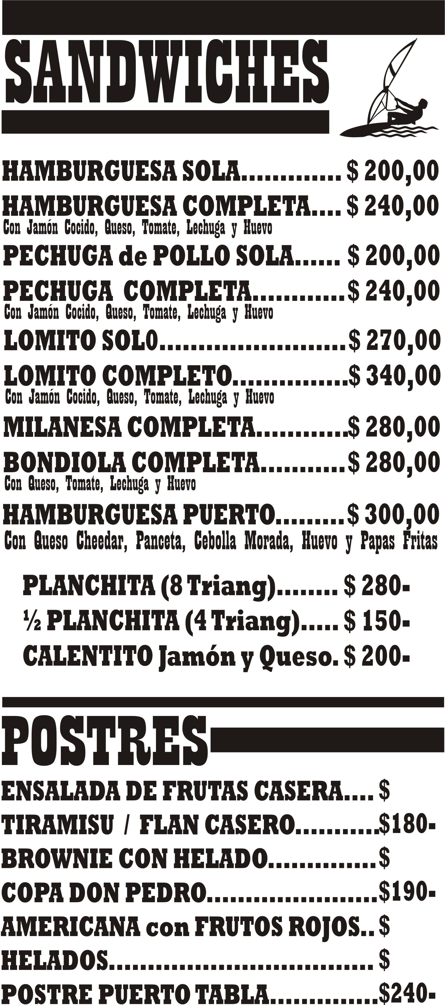Carta de Puerto Tabla — página 5